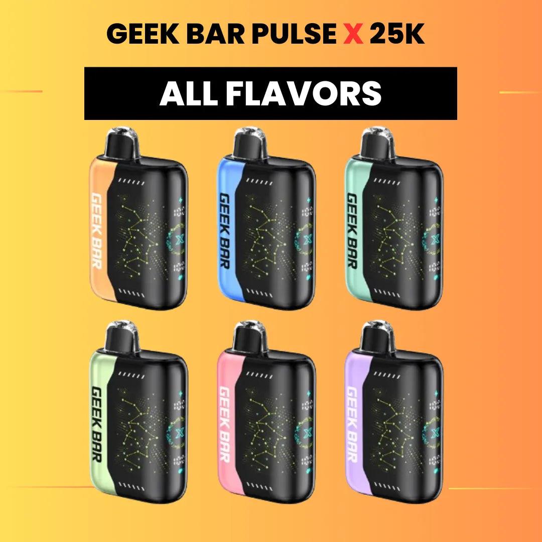 Geek Bar Pulse X 25K Disposable Vapes 30% OFF HQDfume Geek Bar Pulse X 25K Disposable Vapes 30% OFF HQDfume