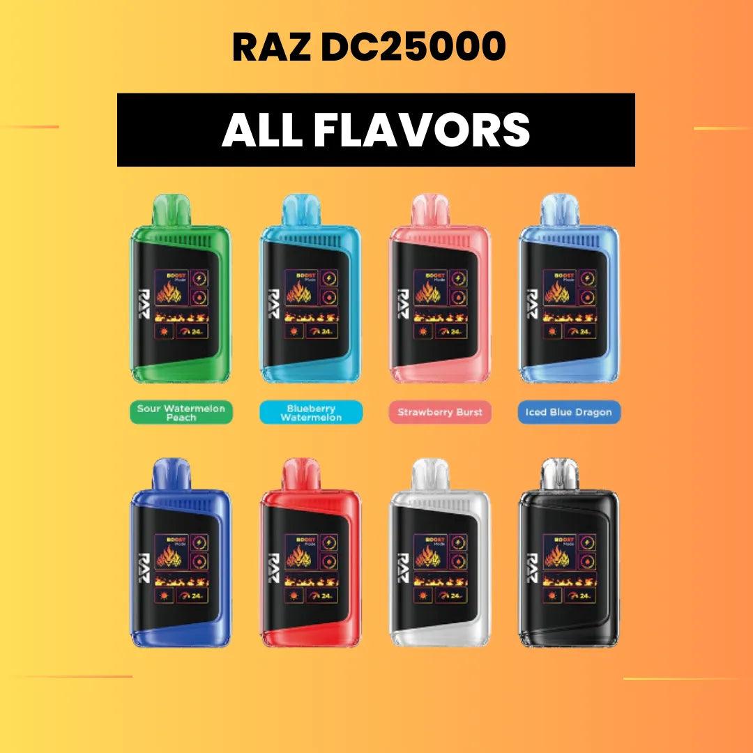 Shop RAZ DC25000 Disposable Vapes