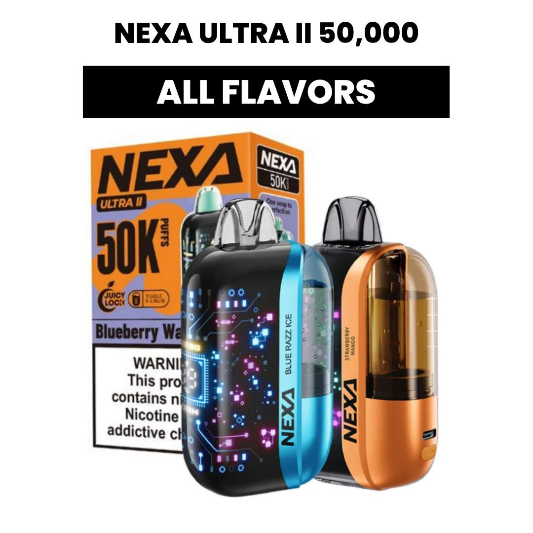 NEXA Ultra II 50000 Disposable | 50K Puffs $19.99 HQDfume NEXA Ultra II 50000 Disposable | 50K Puffs $19.99 HQDfume