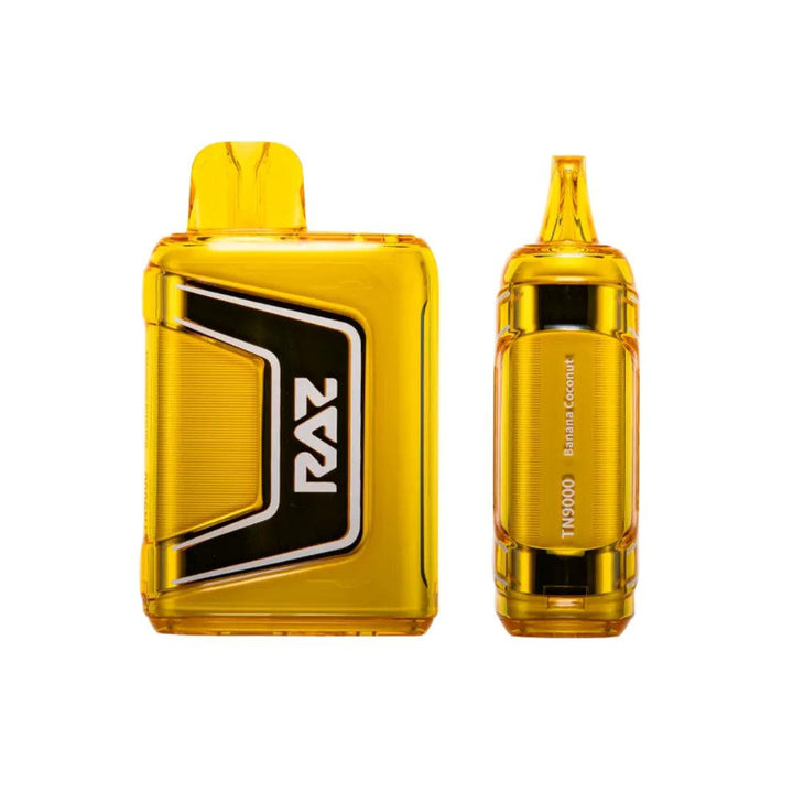 Banana Coconut RAZ TN9000 Disposable Vape 30% OFF HQDfume Banana Coconut RAZ TN9000 Disposable Vape 30% OFF HQDfume
