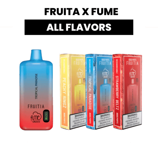 Fruitia X FUME Vapes 8,000 Puffs30% OFF HQDfume Fruitia X FUME Vapes 8,000 Puffs30% OFF HQDfume