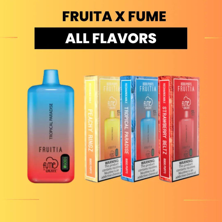FRUITIA X FUME Disposable Vape 8,000 Puffs30% OFF HQDfume FRUITIA X FUME Disposable Vape 8,000 Puffs30% OFF HQDfume