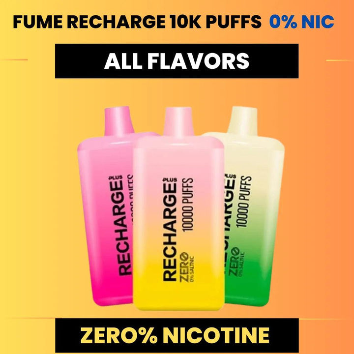 Fume Recharge 10,000 Puffs Zero Nicotine Disposable