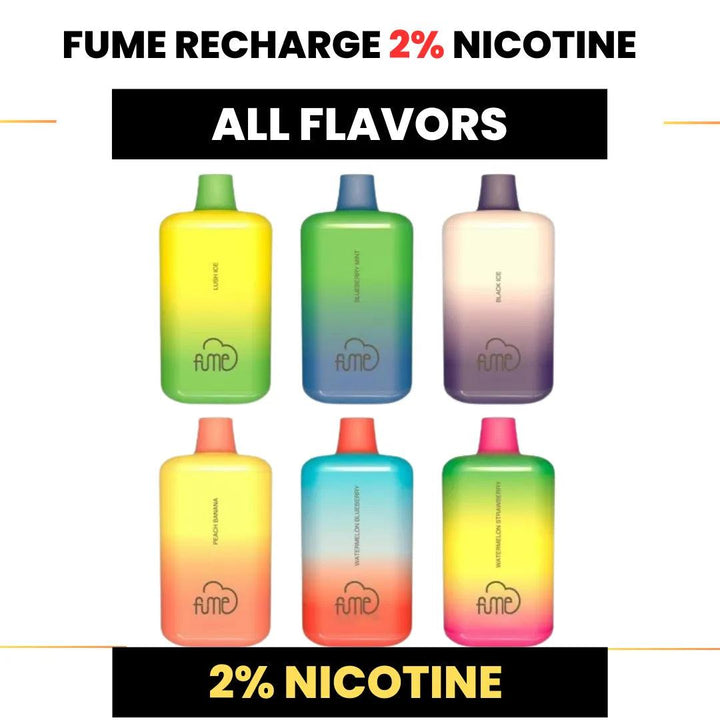 Fume Recharge 5,000 Puffs two Nicotine Disposable 