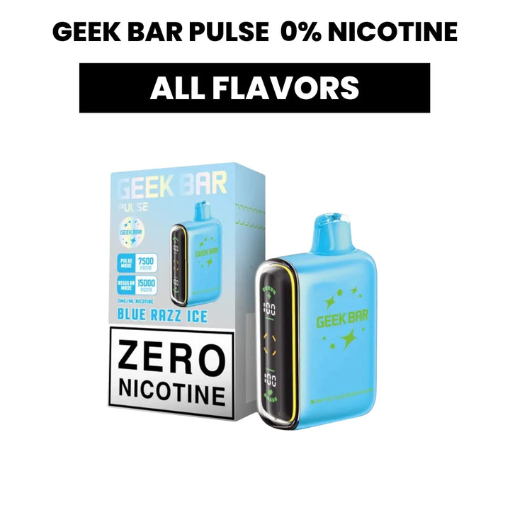 Geek Bar Pulse ZERO Nicotine Disposable Vape 30% OFF HQDfume Geek Bar Pulse ZERO Nicotine Disposable Vape 30% OFF HQDfume