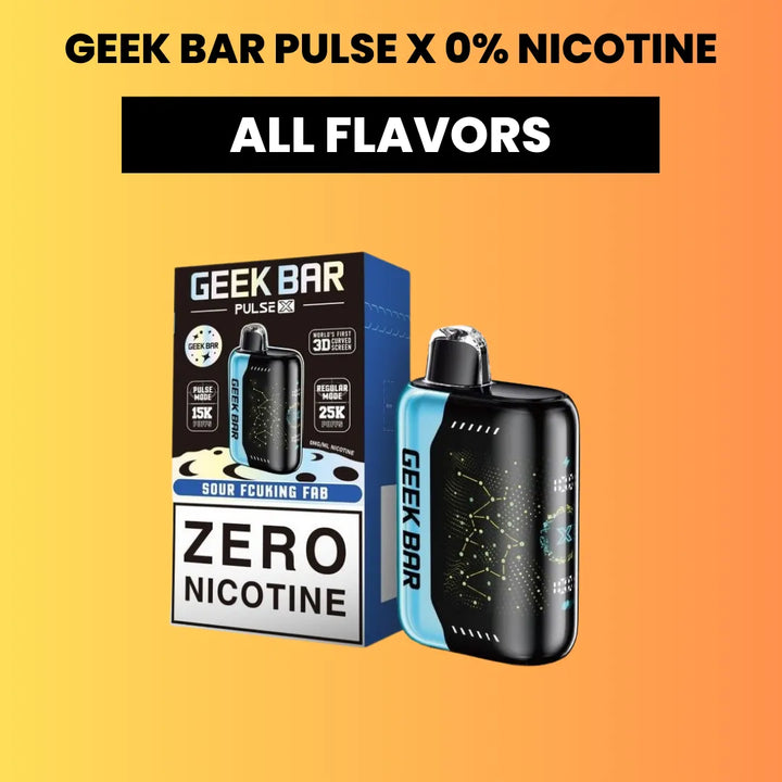 Geek Bar Pulse X Zero Nicotine Disposable Vape 30% OFF HQDfume Geek Bar Pulse X Zero Nicotine Disposable Vape 30% OFF HQDfume