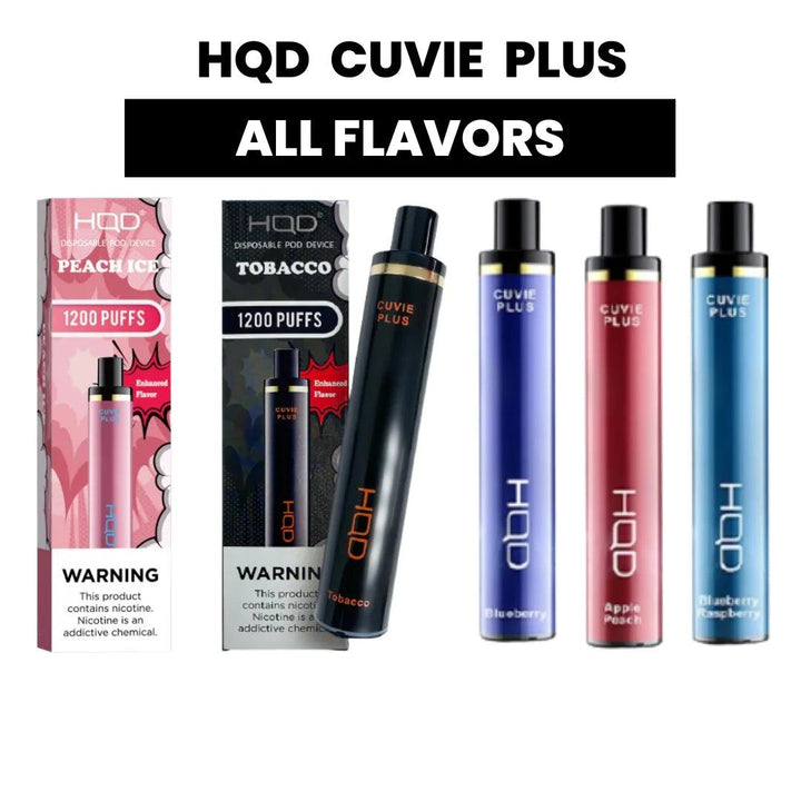 HQD  CUVIE  PLUS 1200 Disposable Vape 