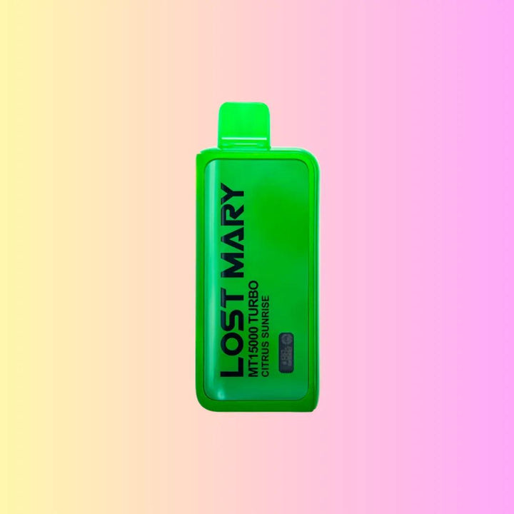 Lost Mary Citrus Sunrise Flavor Lost Mary MT15000 Turbo Disposable .99 Lost Mary Citrus Sunrise Flavor Lost Mary MT15000 Turbo Disposable .99