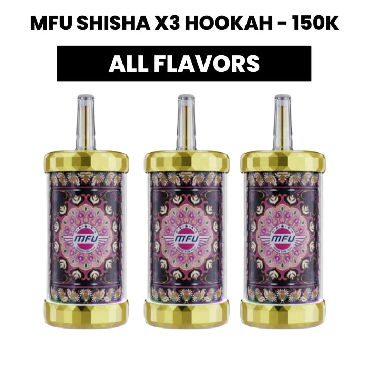 MFU Shisha X3 Hookah 150K Vape | 150,000 Puff30% OFF  HQDfume