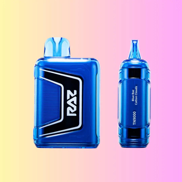 RAZ TN9000 Blue Raz Cotton Cloudz vape