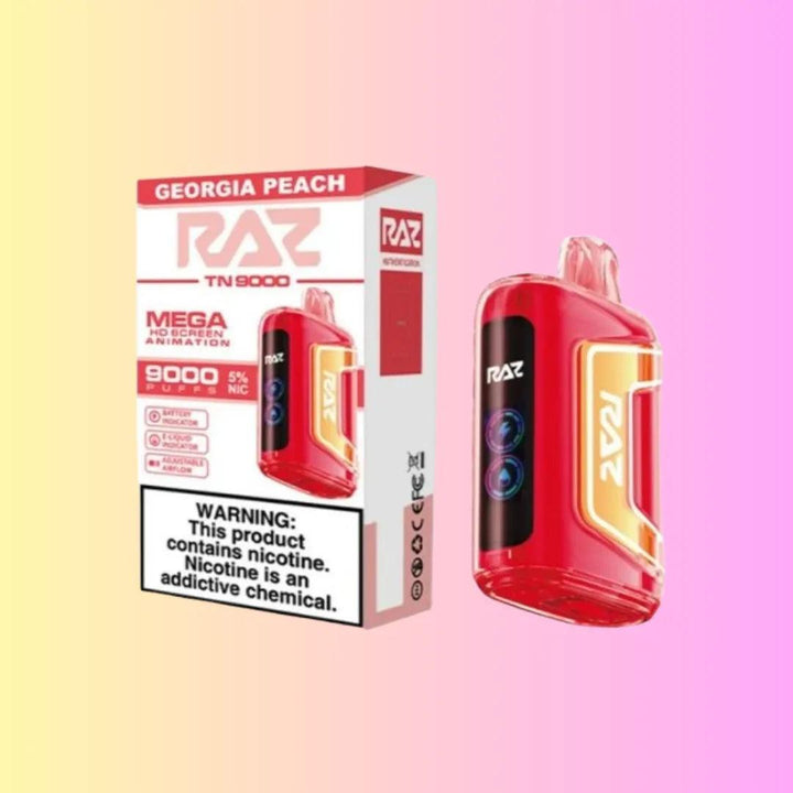 RAZ TN9000 Disposable Vape - Georgia Peach