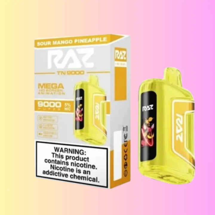 RAZ TN9000 Disposable Vape - Sour Mango Pineapple