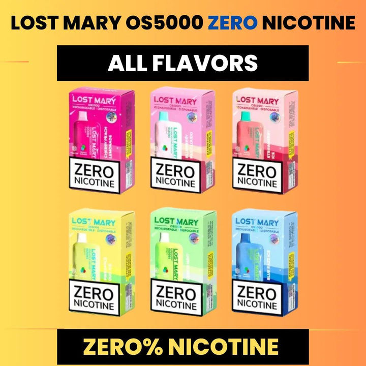 lost Mary  5,000 Puffs Zero Nicotine Disposable