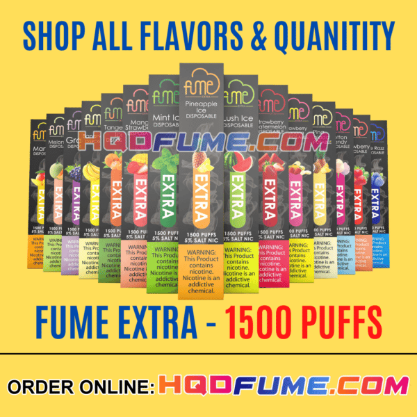FUME EXTRA DISPOSABLE VAPE 1500 puffs