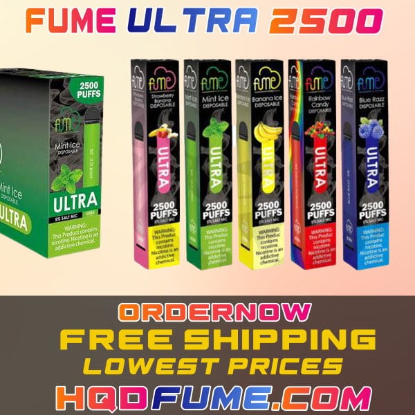 SHOP ALL FLAVORS OF FUME ULTRA - 2500 PUFFS