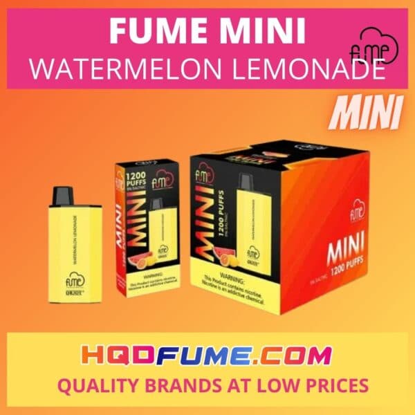 FUME MINI disposable vape WATERMELON LEMONADE