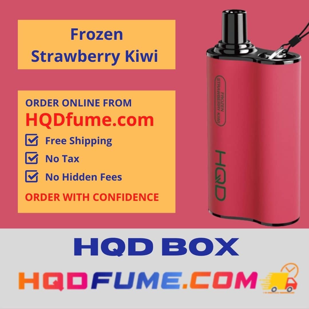 Frozen Strawberry Kiwi HQD Box