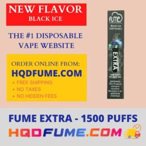 Fume Extra Black Ice disposable vape 1500 Puffs