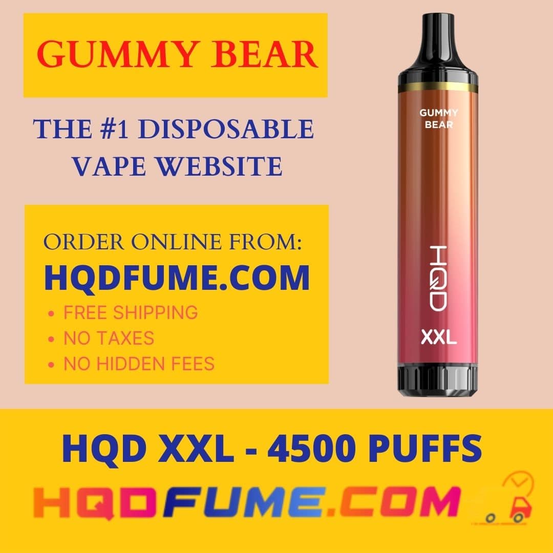 HQD Vape XXL Gummy Bear 4500 puffs disposable vape pen