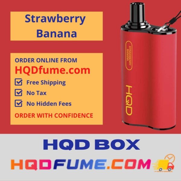 Strawberry Banana HQD Box