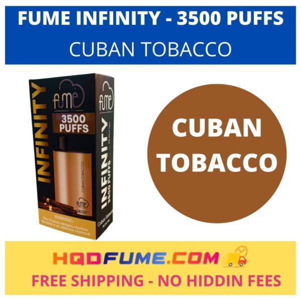 FUME INFINITY CUBAN TOBACCO