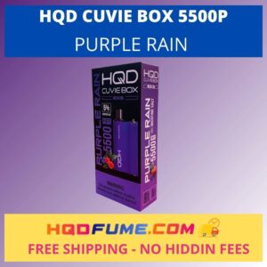 PURPLE RAIN HQD CUVIE BOX