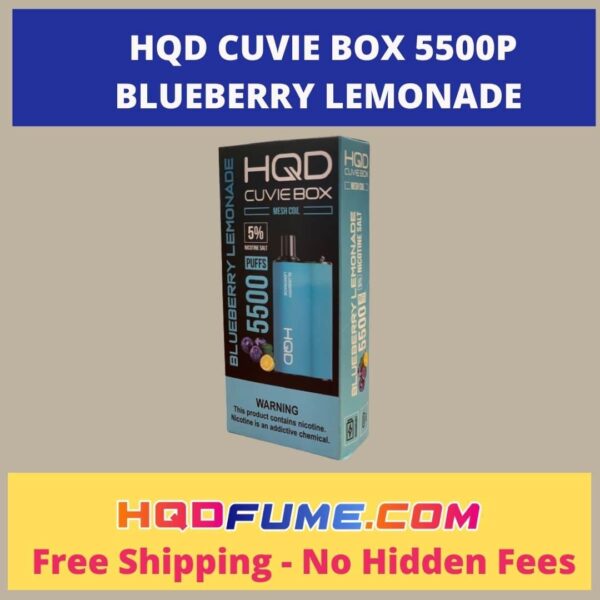 HQD CUVIE BOX 5500P BLUEBERRY LEMONADE