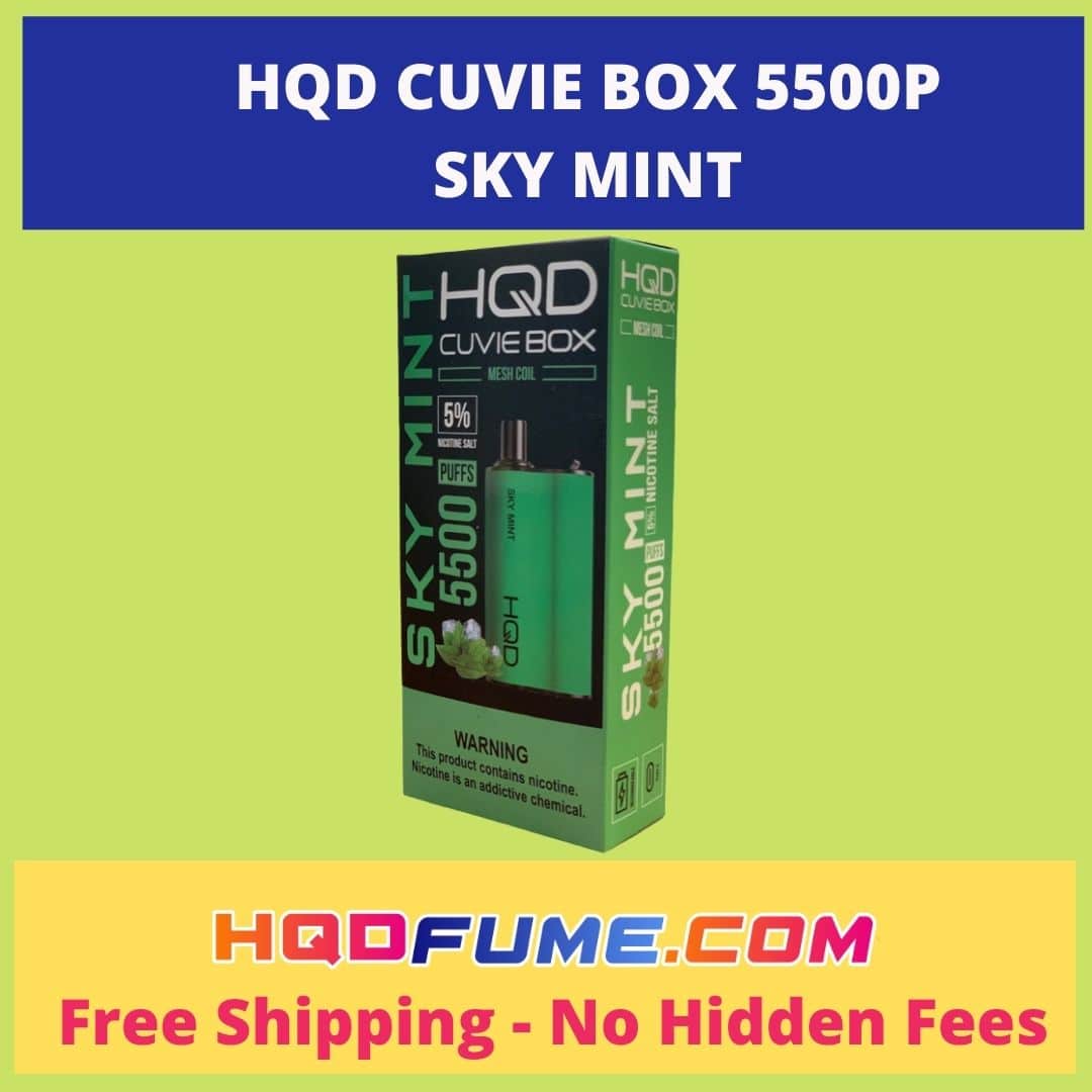 HQD CUVIE BOX 5500P SKY MINT