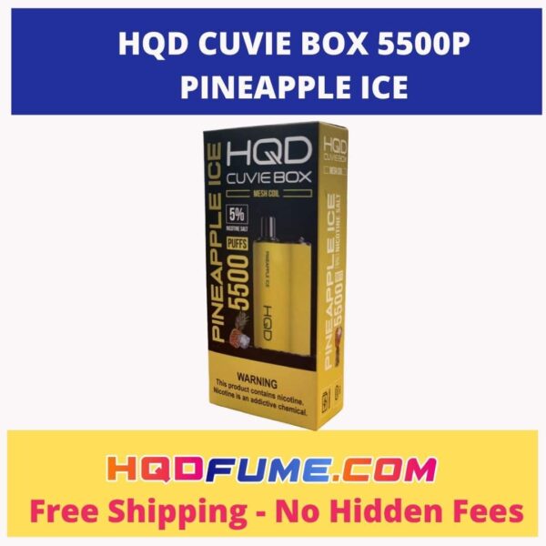 PINEAPPLE ICE HQD CUVIE BOX