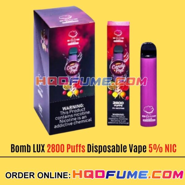 Bomb LUX 2800 Puffs Vape - Candy Pop