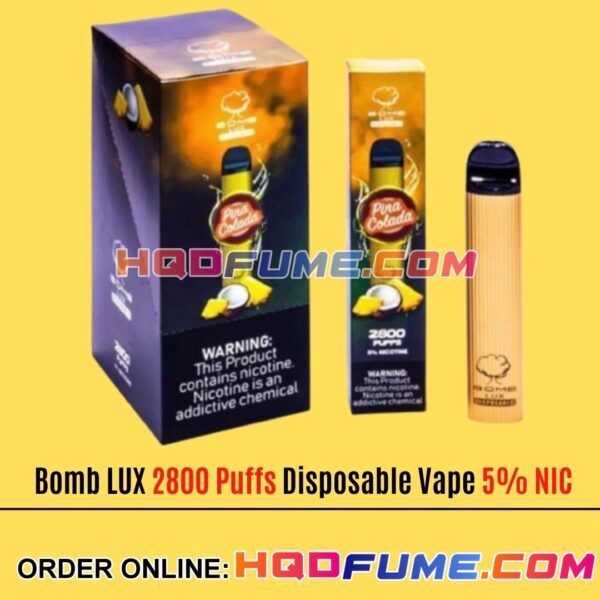 Bomb LUX 2800 Puffs Vape - Pina Colada