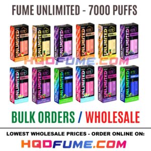 FUME UNLIMITED - 7000 PUFFS WHOLESALE