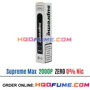 Supreme Max 0% Zero Nicotine - Black Ice