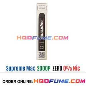 Supreme Max 0% Zero Nicotine - Cubano