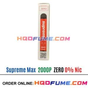 Supreme Max 0% Zero Nicotine - Lush Ice