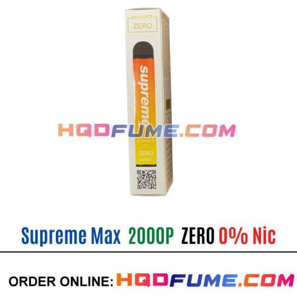 Supreme Max 0% Zero Nicotine - Peach Mango Watermelon