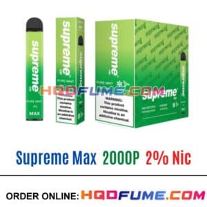 Supreme Max 2% Vape - Pure mint