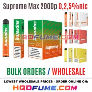 Supreme Max 2000p 0,2,5%nic WHOLESALE