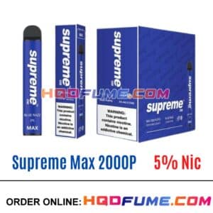 Supreme Max 5% Vape - Blue razz