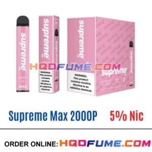 Supreme Max 5% Vape - Grape