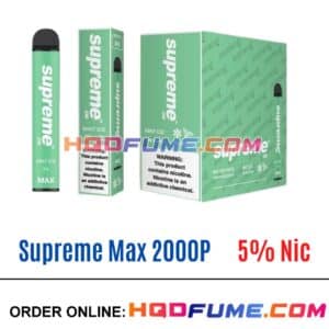 Supreme Max 5% Vape - Mint ice