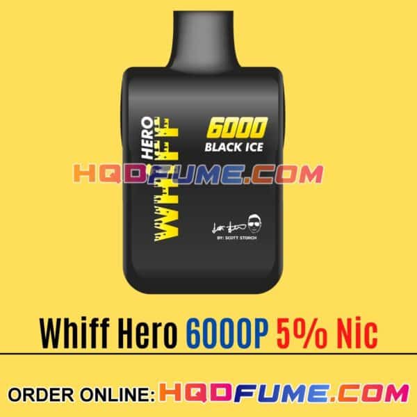 Whiff Hero Disposable Vape - Black Ice